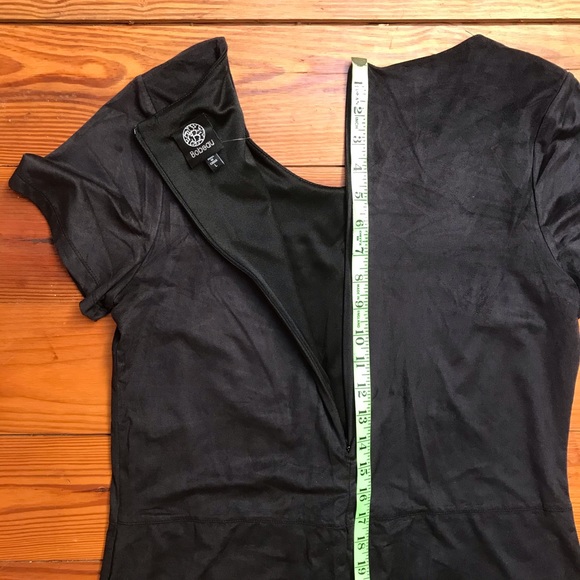 Bobeau Black Suede Dress, NWT, L - Picture 14 of 15